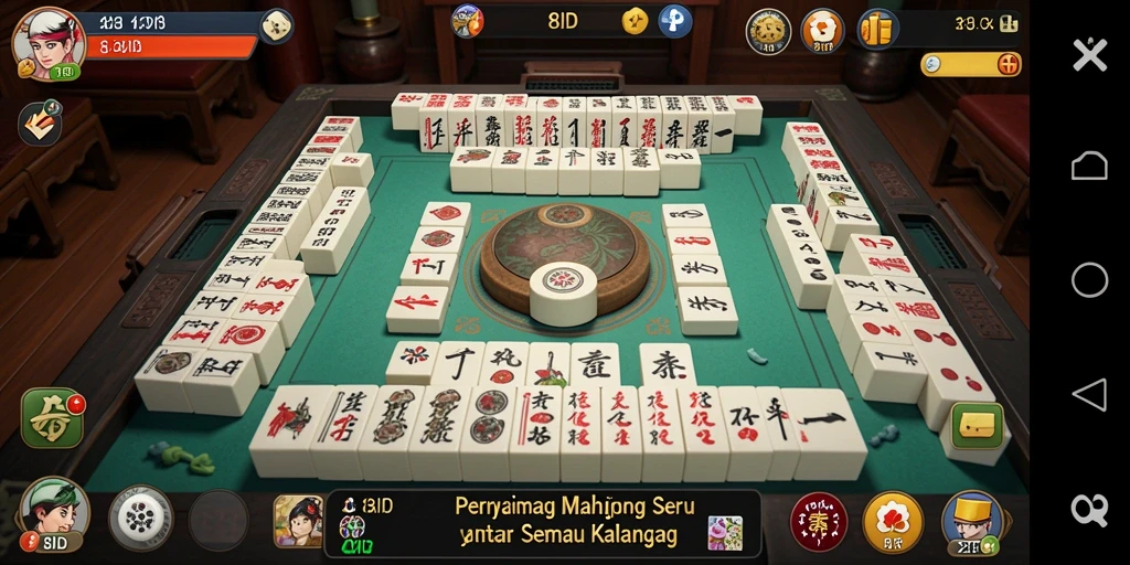Tampilkan gameplay mahjong yang seru dan menantang di 8ID.