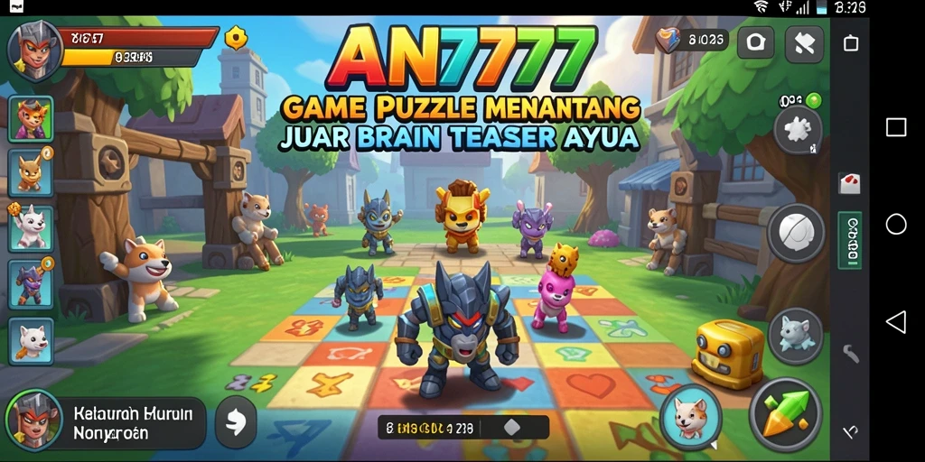 Tampilan gameplay puzzle AN777 yang menarik dan menantang.