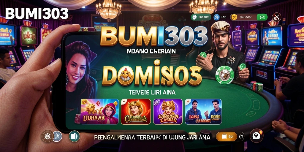 Screenshot BUMI303 menampilkan pengalaman seru bermain Live Casino.