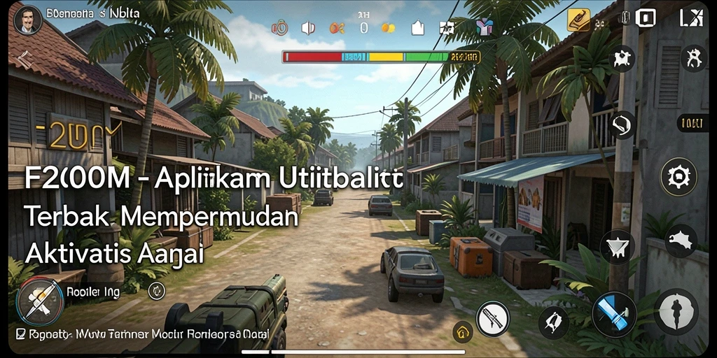 Tampilan antarmuka F200M yang intuitif dan user-friendly.
