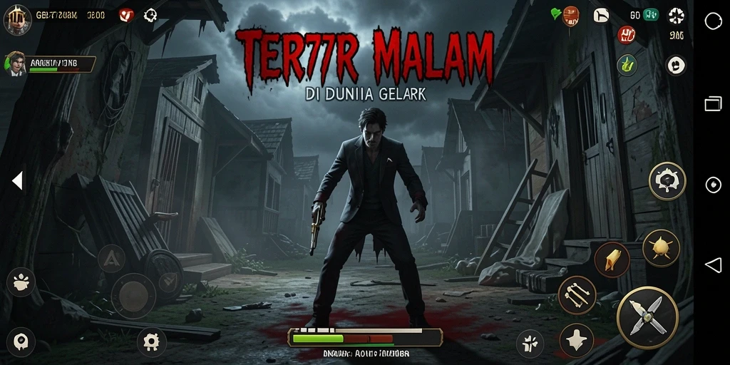 Tangkapan layar menampilkan momen menegangkan dalam gameplay horor.