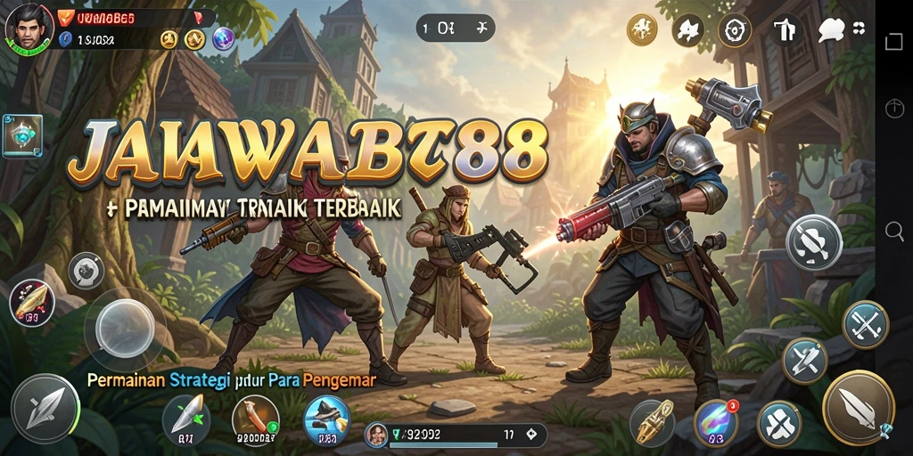 Tampilan utama JAWABET88 menampilkan aksi strategi yang mendebarkan.