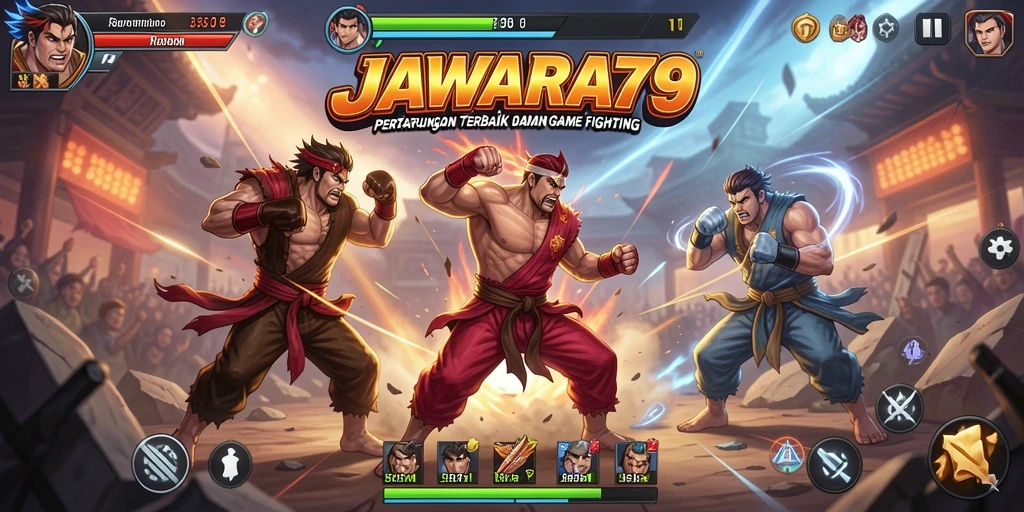 Tampilan gameplay JAWARA79 yang intens dan menegangkan.