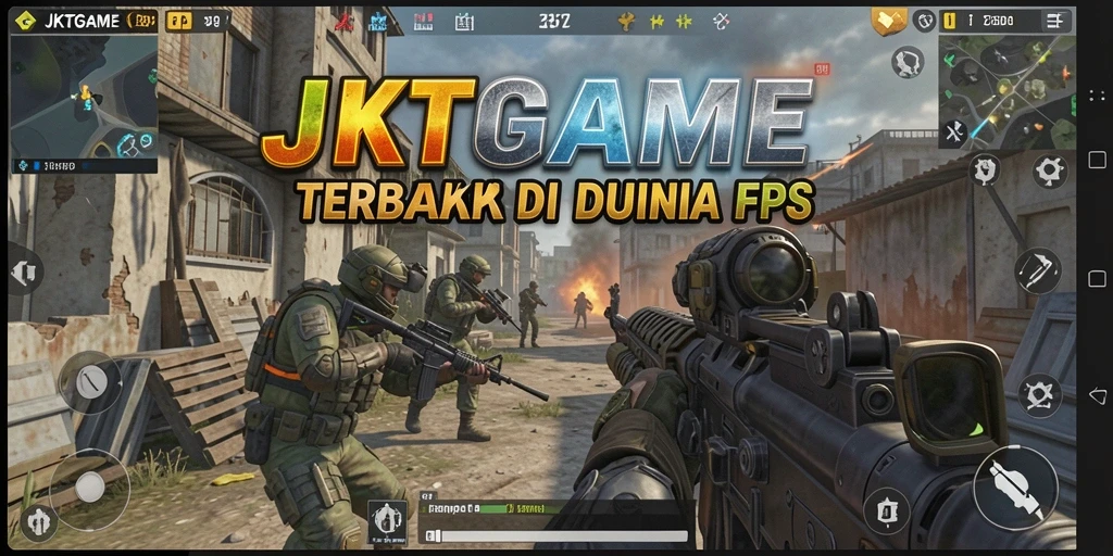 Gameplay seru dan intens dari JKTGAME, mengalami pertempuran FPS.