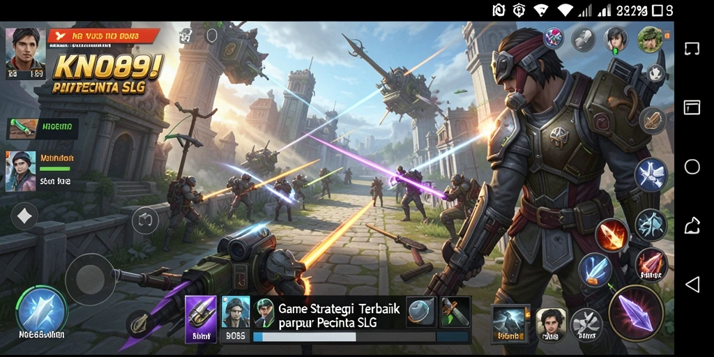 Tangkapan layar gameplay KNO89 yang menampilkan strategi pertempuran menarik.