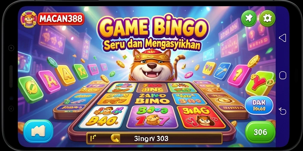 Screenshot utama dari gameplay Bingo di MACAN388 yang penuh keseruan.
