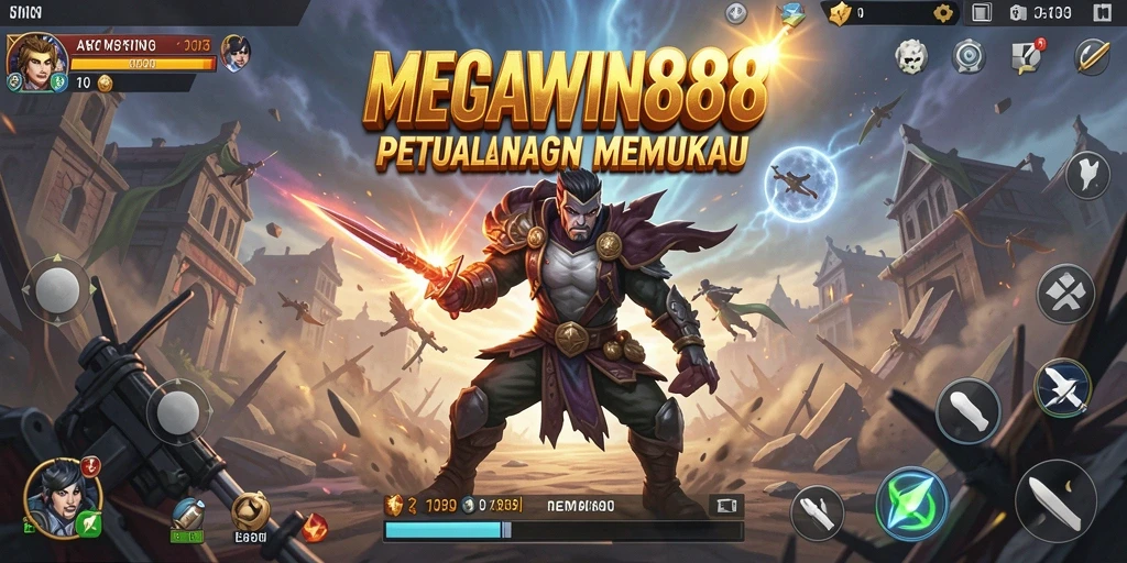Tangkapan layar gameplay MEGAWIN888 yang penuh aksi.