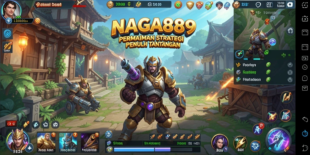 Gameplay seru di NAGA889, menantang dan strategis.