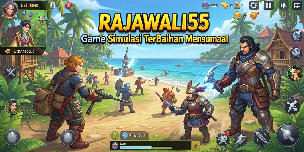 Tangkapan layar gameplay RAJAWALI55 yang memukau dan interaktif.