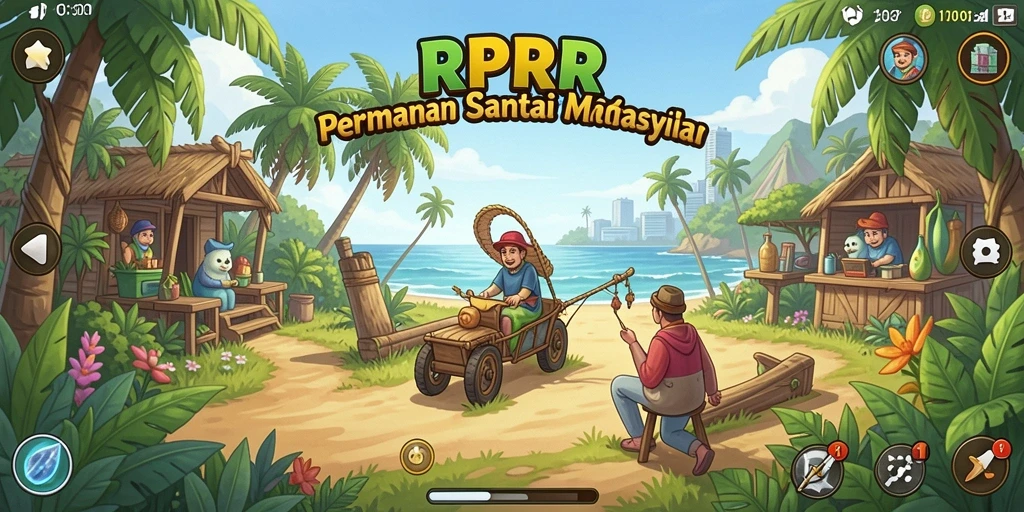 Tampilan gameplay RPRR yang mengasyikkan dan penuh warna.