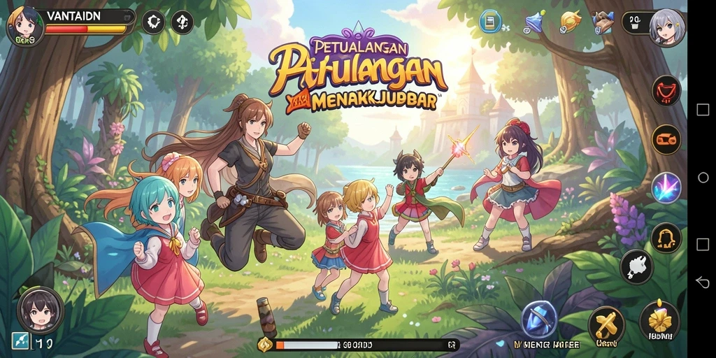 Tampilan gameplay VANTAIDN yang mengesankan dan penuh aksi.